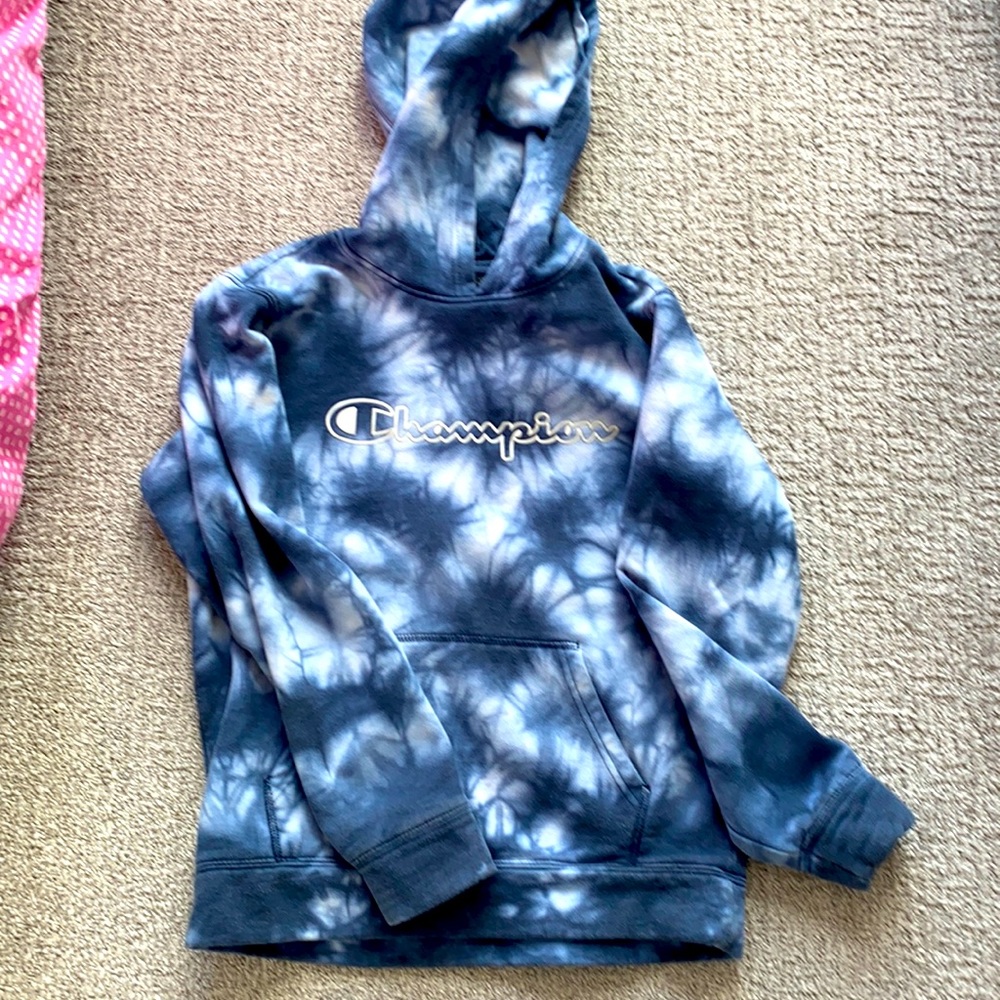 Champion tie die hoodie